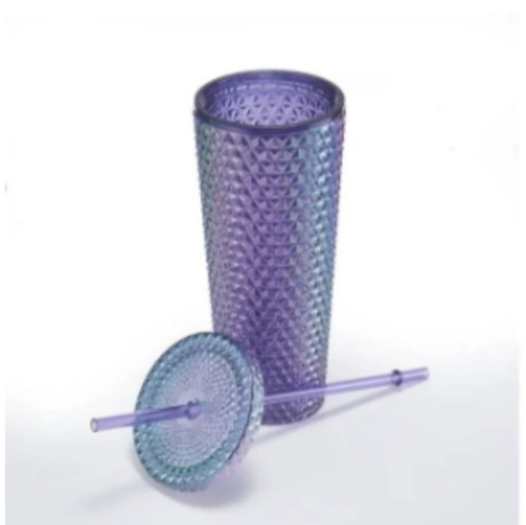 Iridescent Purple Plastic Tumbler NWT - Picture 3 of 4